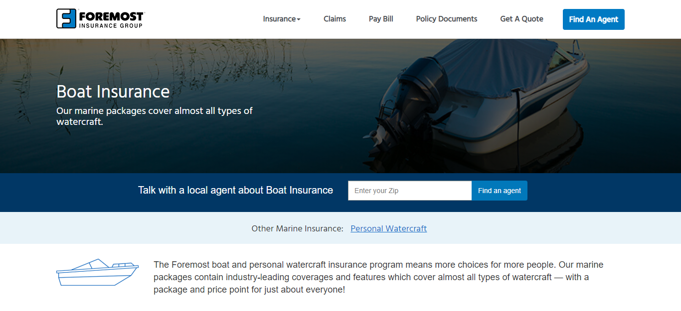 Foremost Boat Insurance